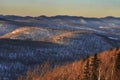 Sunset From Hadley Mt In The Adirondack Mountains Of New York St