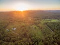 Rural area - aerial view. Royalty Free Stock Photo