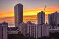 Sunset in Sunny Isle Beach Florida Royalty Free Stock Photo