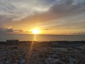 Sunset sunrise Bahamas inagua Caribbean ocean beach