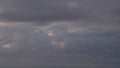 Sunset or sunrise cloudscape with clouds backlit