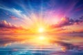Sunset and Sunrise Gradient Background Royalty Free Stock Photo
