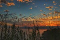 Sunset Sunshine Antalya landscape view TURKEY london newyorkcity losangeles Royalty Free Stock Photo