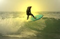 Sunset surfer Royalty Free Stock Photo