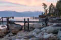 Sunset on Tahoe 2 Royalty Free Stock Photo