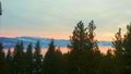 Sunset on tahoe