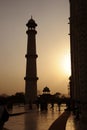 Sunset. Taj Mahal, India. Royalty Free Stock Photo