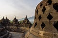 Templo de Borobudur durante el dÃÂ­a, Yogyakarta, Java, Indonesia.