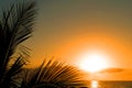 Sunset in Tenerife Royalty Free Stock Photo