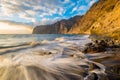 Sunset in Tenerife, Los Gigantes cliffs