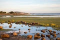 Sunset on the Thau pond towards La Conque in Meze - Herault - Occitania - France