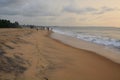 Sunset time. Negombo beach. Sri Lanka