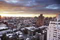 Winter Dusk at West Village Manhattan New-York