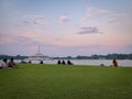 Sunset view in Suan Luang , Thailand