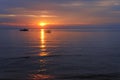 Sunset at Tioman island beach