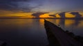 Sunset in Tocantins Royalty Free Stock Photo