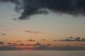 After the sunset in Tonga Royalty Free Stock Photo