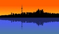 Sunset Toronto Royalty Free Stock Photo