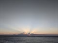 the sunset from trawangan