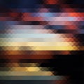Sunset triangle abstract background Royalty Free Stock Photo