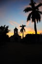 Sunset in Trinidad, cuba Royalty Free Stock Photo