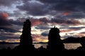 Sunset on Tsagaan Nuur Lake, Mongolia