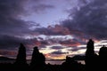 Sunset on Tsagaan Nuur Lake, Mongolia