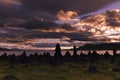 Sunset on Tsagaan Nuur Lake, Mongolia