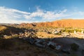 Sunset on Tupiza red mountain range, Southern Bolivia Royalty Free Stock Photo