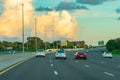 Sunset on the Turnpike - Florida/Atlanta Road Trip