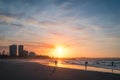 Sunset at Tweed Heads, Australia Royalty Free Stock Photo