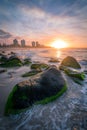 Sunset at Tweed Heads, Australia Royalty Free Stock Photo