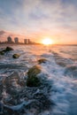 Sunset at Tweed Heads, Australia Royalty Free Stock Photo