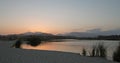 Sunset twilight reflections over San Jose Del Cabo Estuary / Lagoon near Cabo San Lucas Baja Mexico