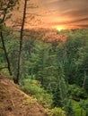 Sunset on Two Rivers Trail, Algonquin Park, Canada