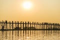 Sunset on Ubein bridge