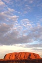 Spectacular landscape with Ayers Rock (Unesco),Australia Royalty Free Stock Photo