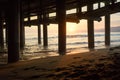 Sunset from Under the Pier