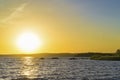 Sunset on the Upper Iset pond