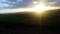 Sunset in Uruguayan fields