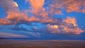 Sunset at Uyuni salt flat - Bolivia
