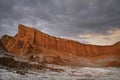 Sunset at Valle de la Luna Royalty Free Stock Photo