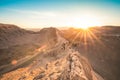 Sunset at Valle de la Luna - Atacama desert Chile