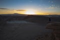 Sunset in Valle de la Luna Royalty Free Stock Photo