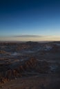 Sunset in Valle de la Luna Royalty Free Stock Photo