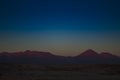 Sunset in Valle de la Luna Royalty Free Stock Photo