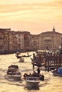 Sunset Venice boats