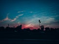 sunset, verano. Royalty Free Stock Photo