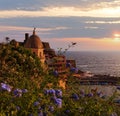 Sunset Vernazza, Cinque Terre Royalty Free Stock Photo