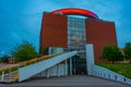 Sunset view of ARoS Aarhus Art Museum in Denmark Royalty Free Stock Photo